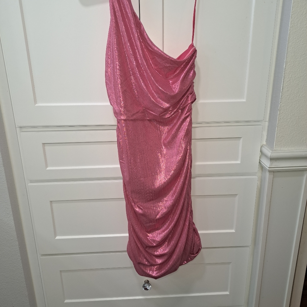 Meshki Pink Mini Dress